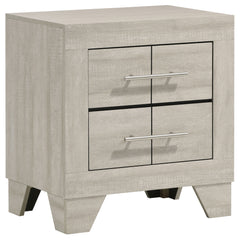 Orleans Furniture - Coaster - Trenton 2-drawer Nightstand Bedside Table Rustic Cream - 225062