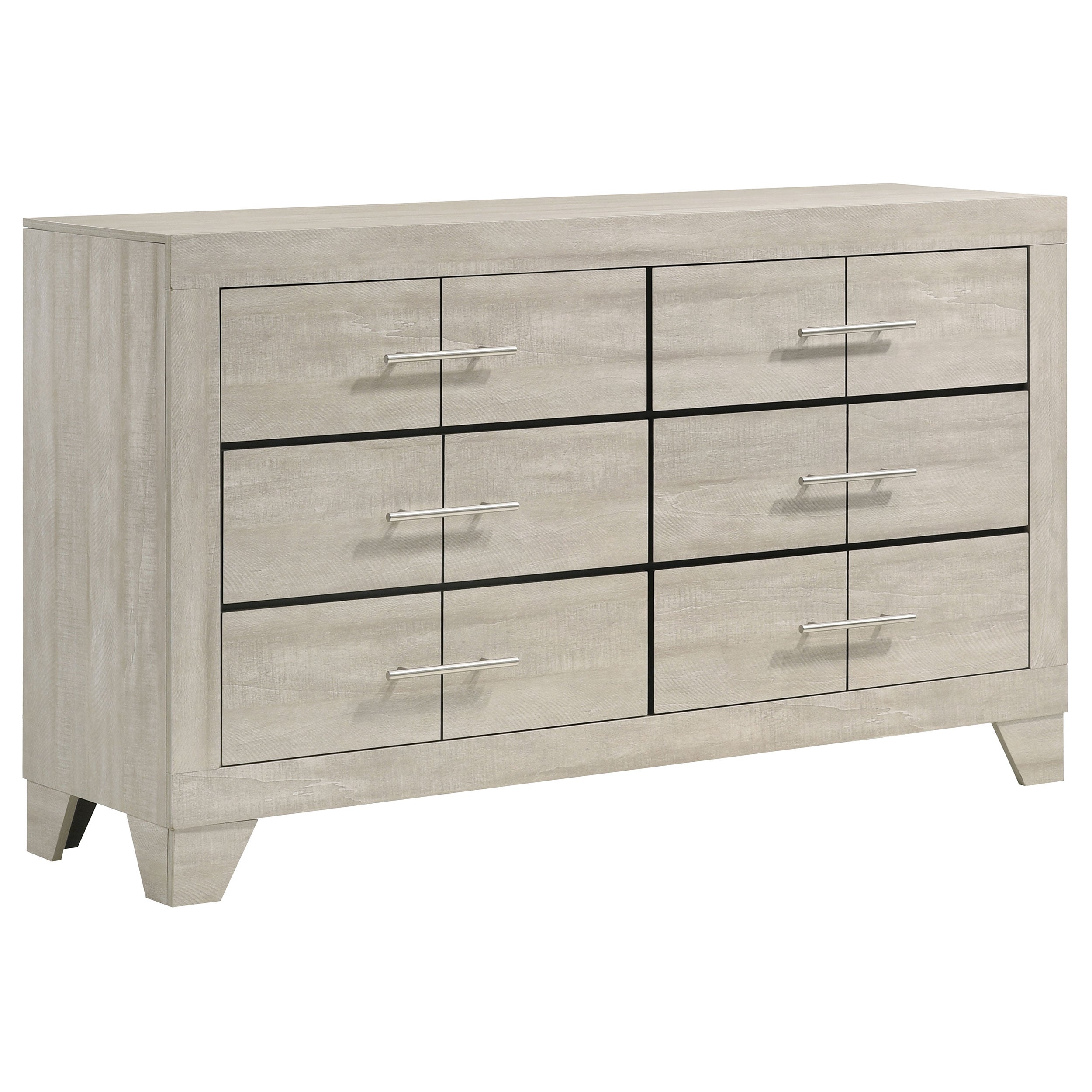 Orleans Furniture - Coaster - Trenton 6-drawer Bedroom Dresser Rustic Cream - 225063