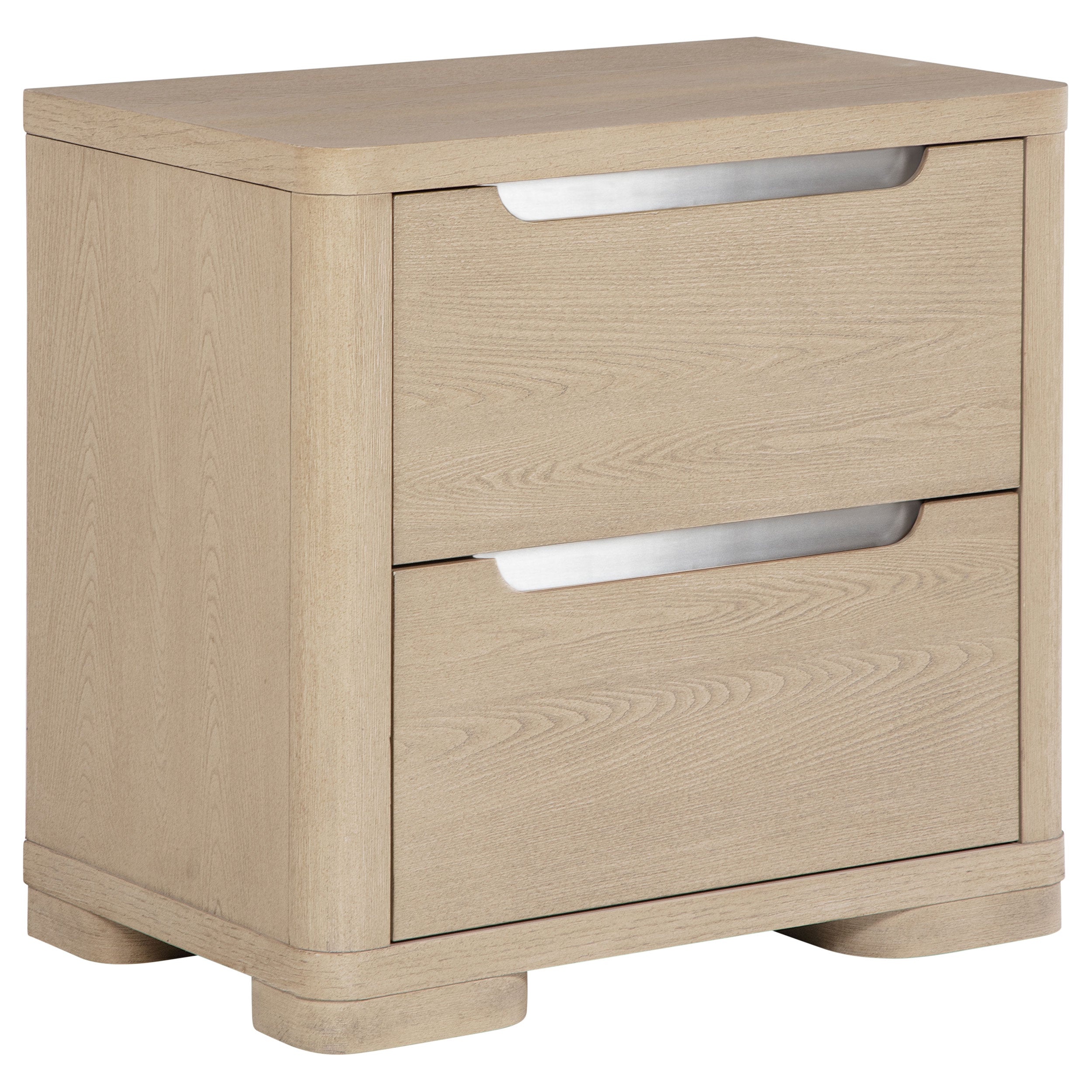 Orleans Furniture - Coaster - Ladera 2-drawer Nightstand Bedside Table Light Elm - 225082