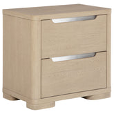 Orleans Furniture - Coaster - Ladera 2-drawer Nightstand Bedside Table Light Elm - 225082