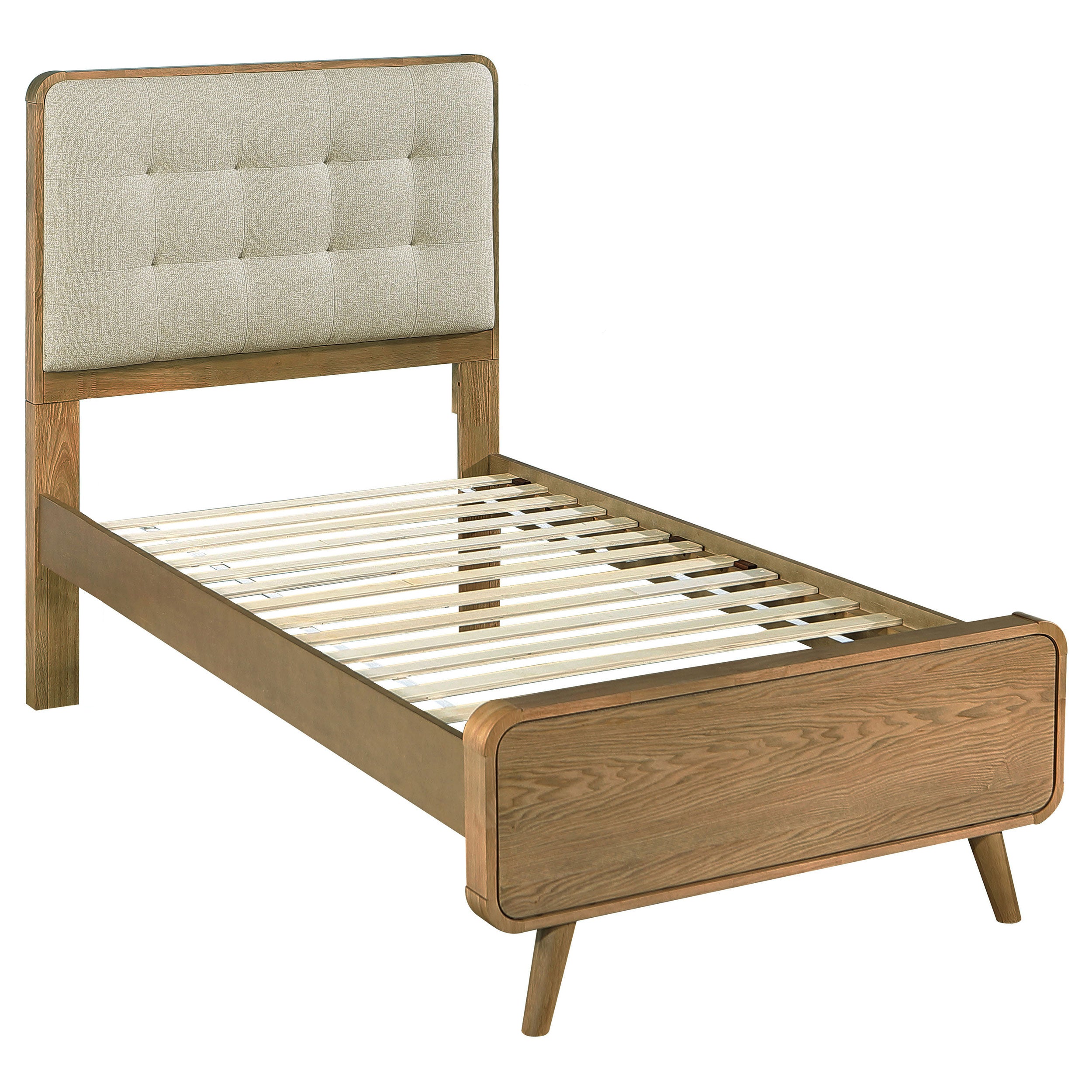 Orleans Furniture - Coaster - Robyn Wood Twin Platform Bed Light Ash - 225091T