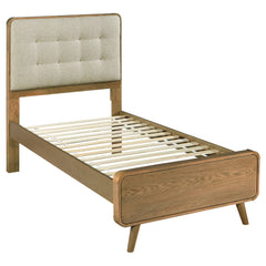 Orleans Furniture - Coaster - Robyn Wood Twin Platform Bed Light Ash - 225091T