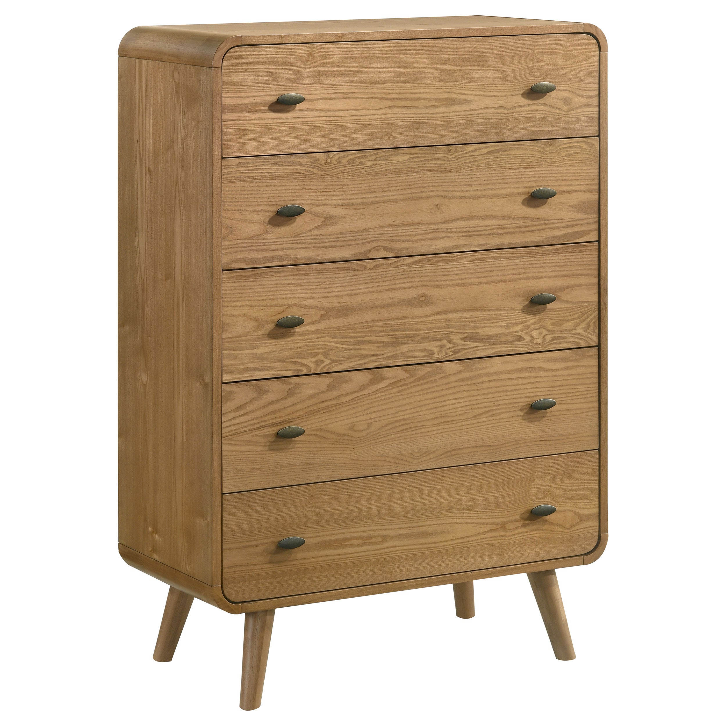 Orleans Furniture - Coaster - Robyn 5-drawer Bedroom Chest of Drawers Light Ash - 225095