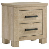 Orleans Furniture - Coaster - Oakglen 2-drawer Nightstand Bedside Table Weathered Oak - 225102