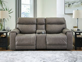 Orleans Furniture - Ashley Furniture - Starbot Sectional - 2-Piece Power Reclining Sectional Loveseat / Fossil - 23501S1