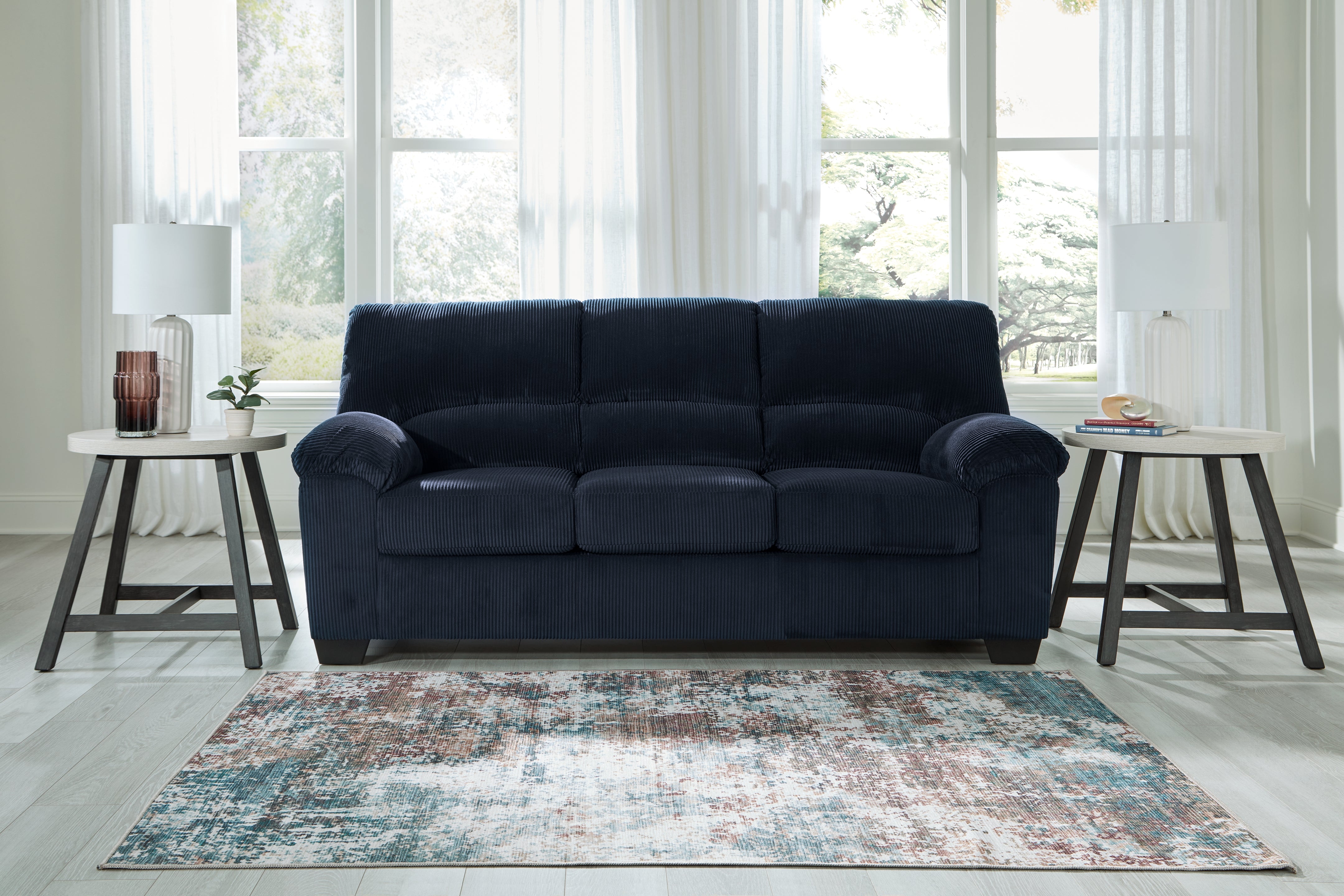 Orleans Furniture - Ashley Furniture - SimpleJoy Living Room - Rocker Recliner / Navy - 2420525