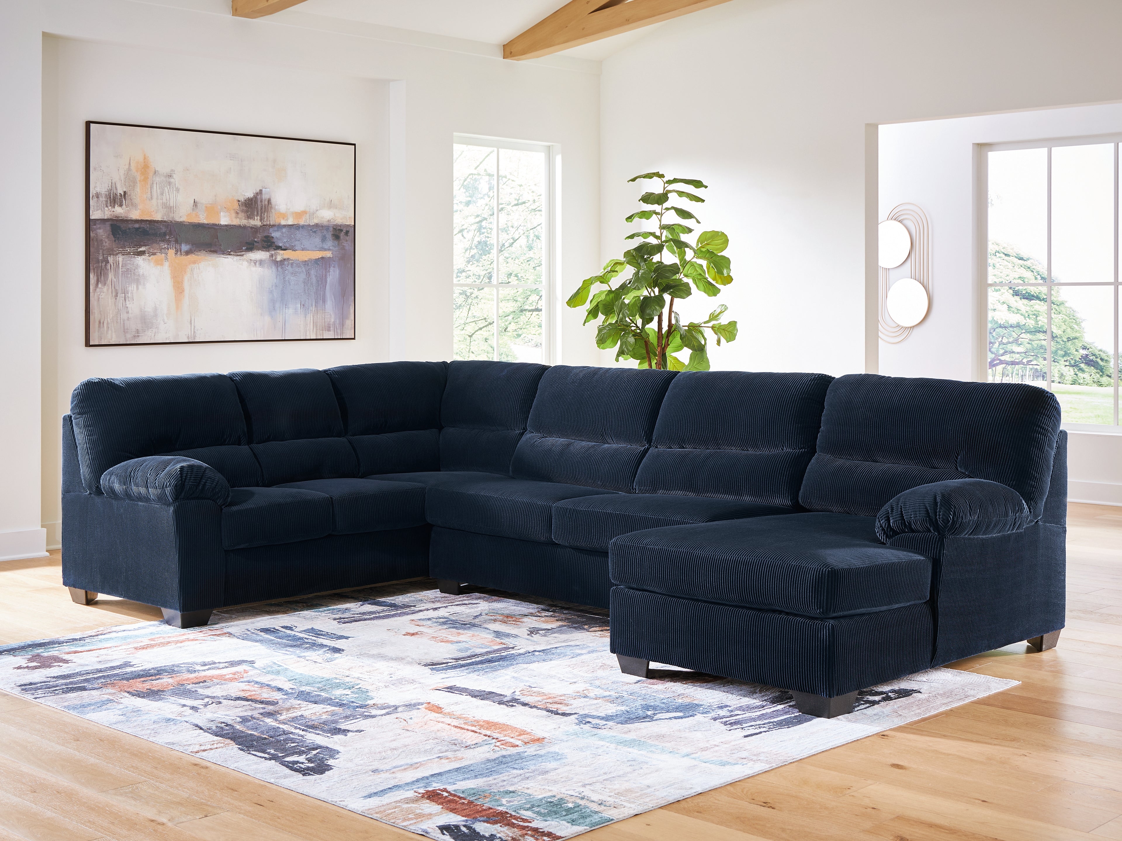Orleans Furniture - Ashley Furniture - SimpleJoy Sectional - LAF 3-Piece Sectional with Chaise - 24205S2