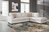 Orleans Furniture - Ashley Furniture - Aviemore Sectional - RAF 2-Piece Sectional with Chaise / Stone - 24305S1