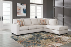 Orleans Furniture - Ashley Furniture - Aviemore Sectional - RAF 2-Piece Sectional with Chaise / Stone - 24305S1