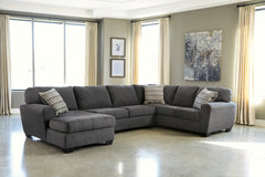 Orleans Furniture - Ashley Furniture - Ambee Sectional - RAF 3-Piece Sectional with Chaise / Slate - 28620S1