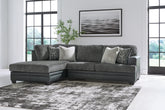 Orleans Furniture - Ashley Furniture - Brixley Pier Sectional - LAF 2-Piece Sectional with Chaise / Graphite - 29906S2