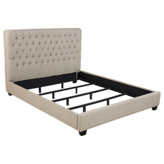 Orleans Furniture - Coaster - Chloe Upholstered California King Panel Bed Oatmeal - 300007KW