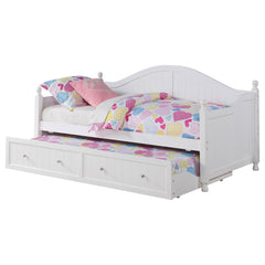 Orleans Furniture - Coaster - Julie Ann Wood Twin Daybed with Trundle White - 300053