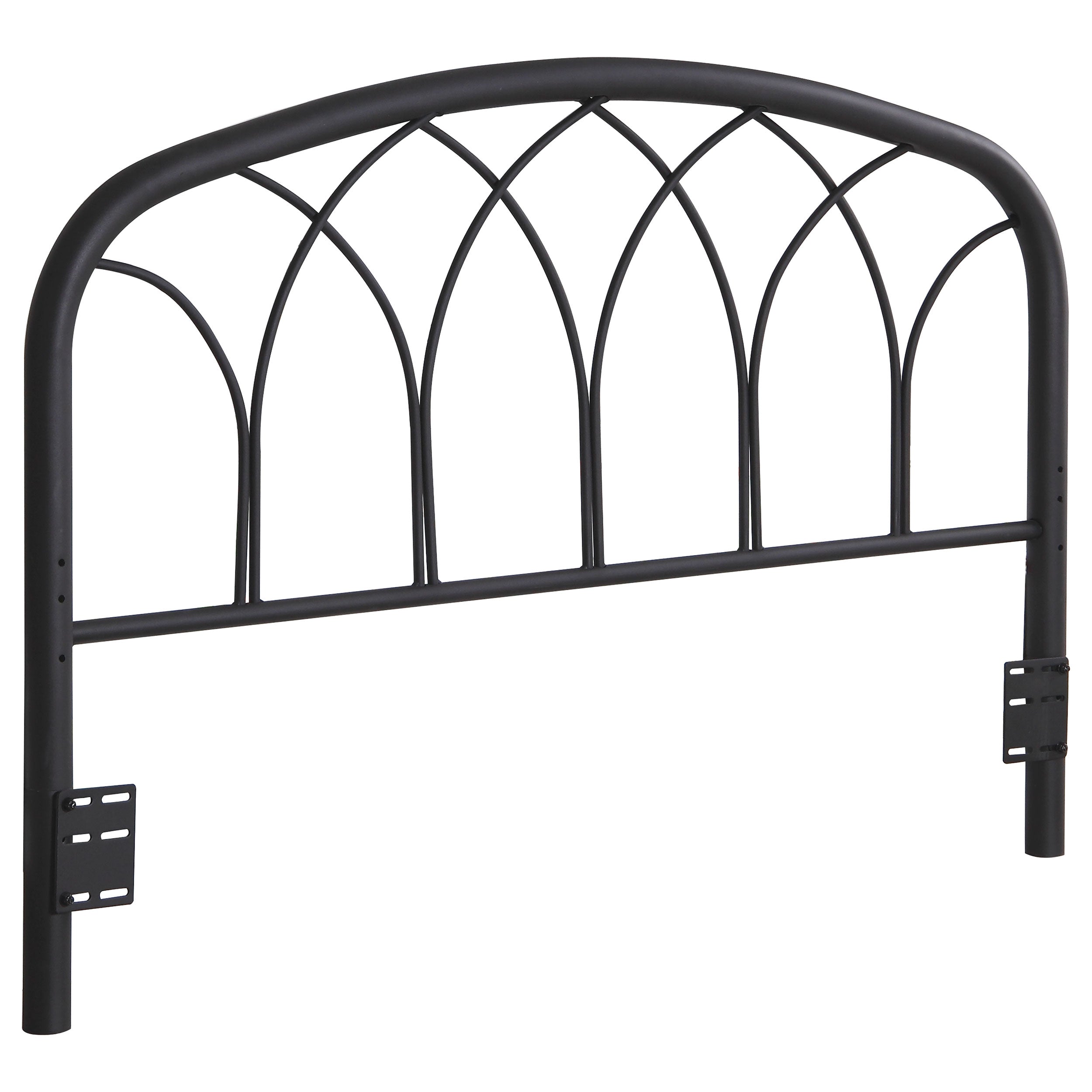 Orleans Furniture - Coaster - Anderson Metal Queen or Full Open Frame Headboard Black - 300184QF