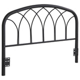 Orleans Furniture - Coaster - Anderson Metal Queen or Full Open Frame Headboard Black - 300184QF