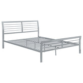 Orleans Furniture - Coaster - Cooper Metal Queen Open Frame Bed Silver - 300201Q