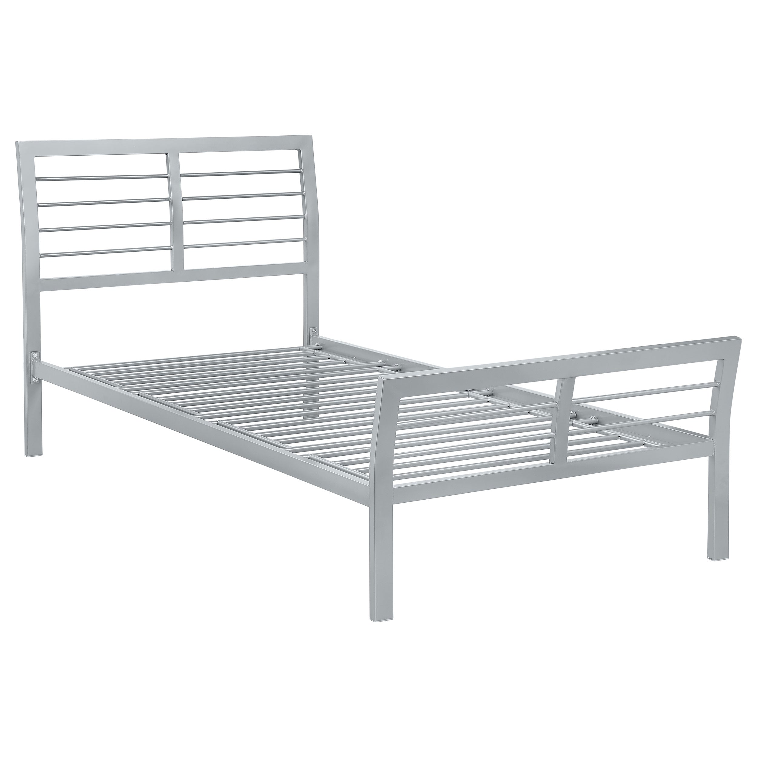Orleans Furniture - Coaster - Cooper Metal Twin Open Frame Bed Silver - 300201T