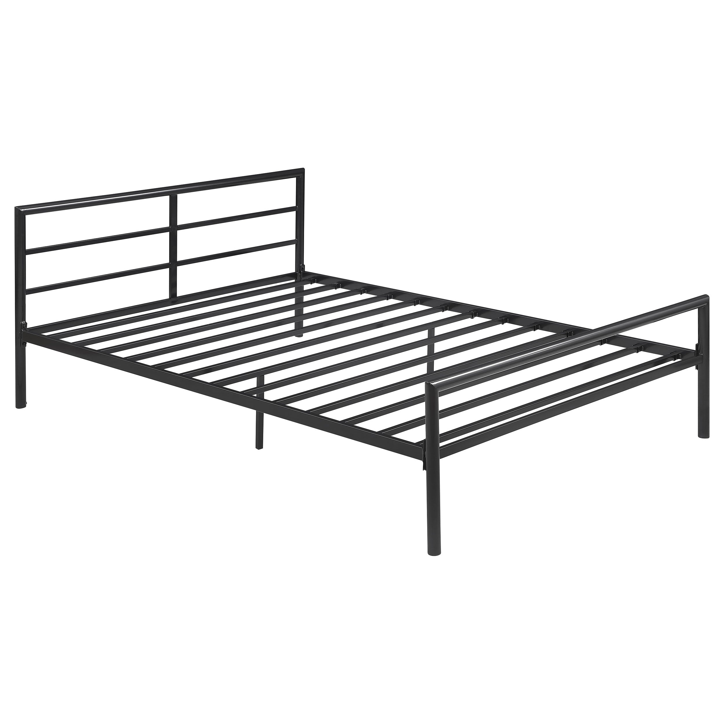 Orleans Furniture - Coaster - Fisher Metal Full Open Frame Bed Gunmetal - 300279F