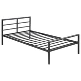Orleans Furniture - Coaster - Fisher Metal Twin Open Frame Bed Gunmetal - 300279T