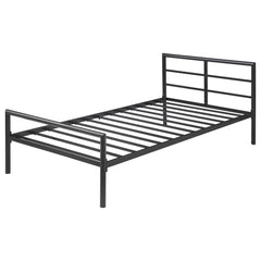 Fisher Metal Twin Open Frame Bed Gunmetal