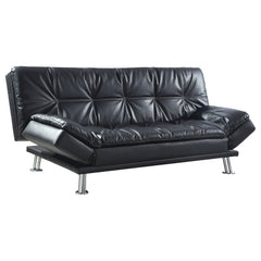 Orleans Furniture - Coaster - Dilleston Upholstered Tufted Convertible Sofa Bed Black - 300281