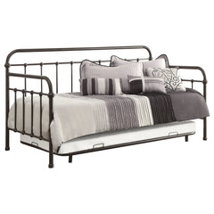 Orleans Furniture - Coaster - Livingston Metal Twin Daybed with Trundle Dark Bronze - 300398