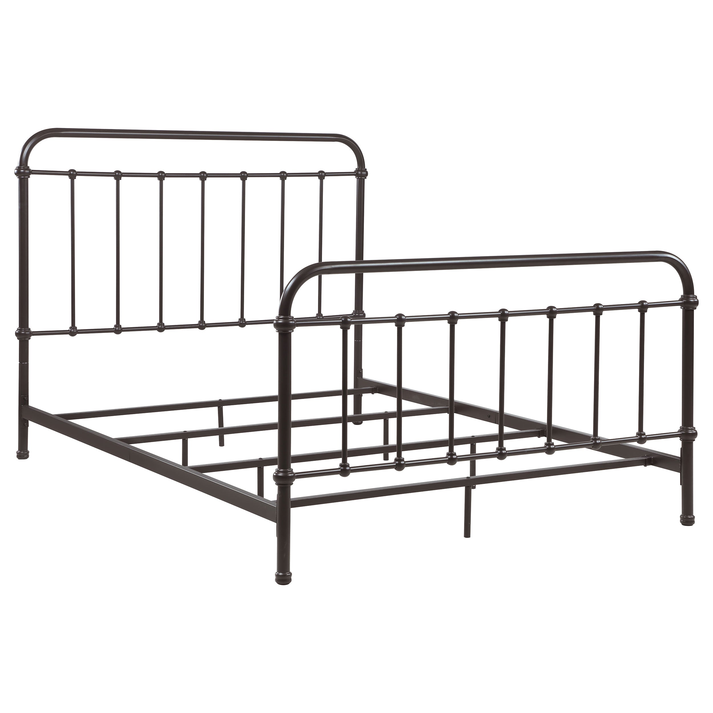 Orleans Furniture - Coaster - Livingston Metal California King Open Frame Bed Dark Bronze - 300399KW