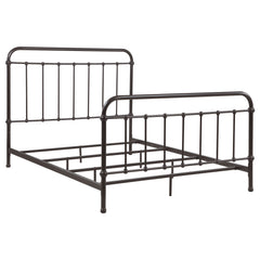 Orleans Furniture - Coaster - Livingston Metal California King Open Frame Bed Dark Bronze - 300399KW