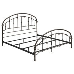 Orleans Furniture - Coaster - Rowan Metal Eastern King Open Frame Bed Dark Bronze - 300407KE