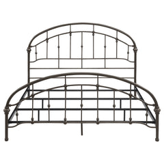 Rowan Metal Eastern King Open Frame Bed Dark Bronze