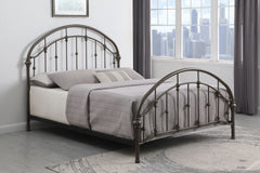 Rowan Metal Queen Open Frame Bed Dark Bronze
