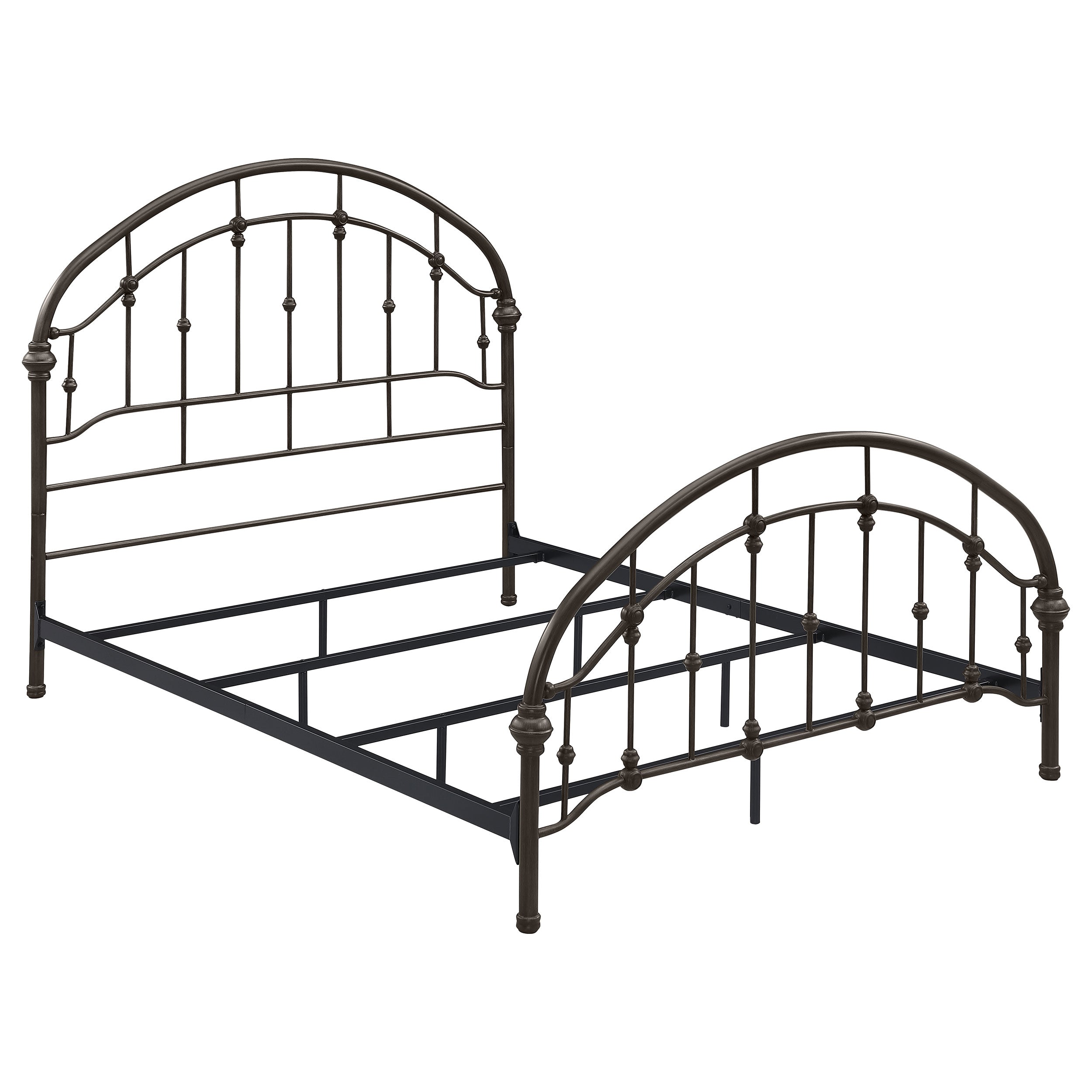Orleans Furniture - Coaster - Rowan Metal Queen Open Frame Bed Dark Bronze - 300407Q