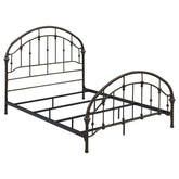 Orleans Furniture - Coaster - Rowan Metal Queen Open Frame Bed Dark Bronze - 300407Q