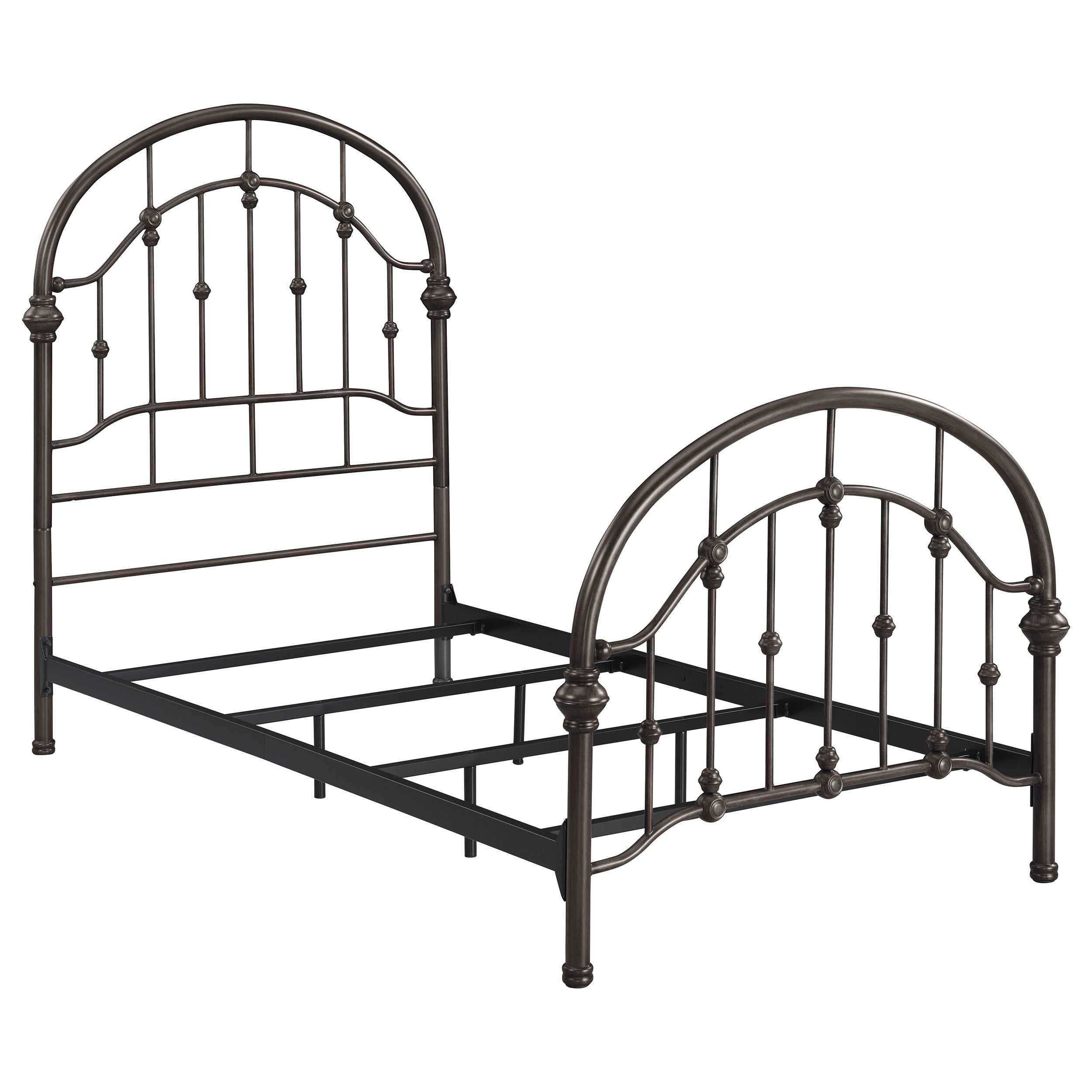 Orleans Furniture - Coaster - Rowan Metal Twin Open Frame Bed Dark Bronze - 300407T