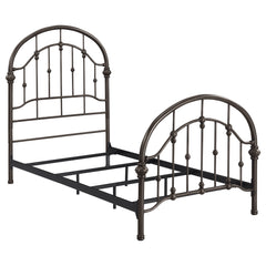 Orleans Furniture - Coaster - Rowan Metal Twin Open Frame Bed Dark Bronze - 300407T