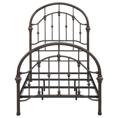 Rowan Metal Twin Open Frame Bed Dark Bronze