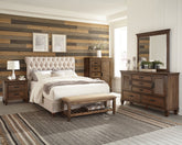 Orleans Furniture - Coaster - Devon 5-piece California King Bedroom Set Beige and Oak - 300525KW-S5