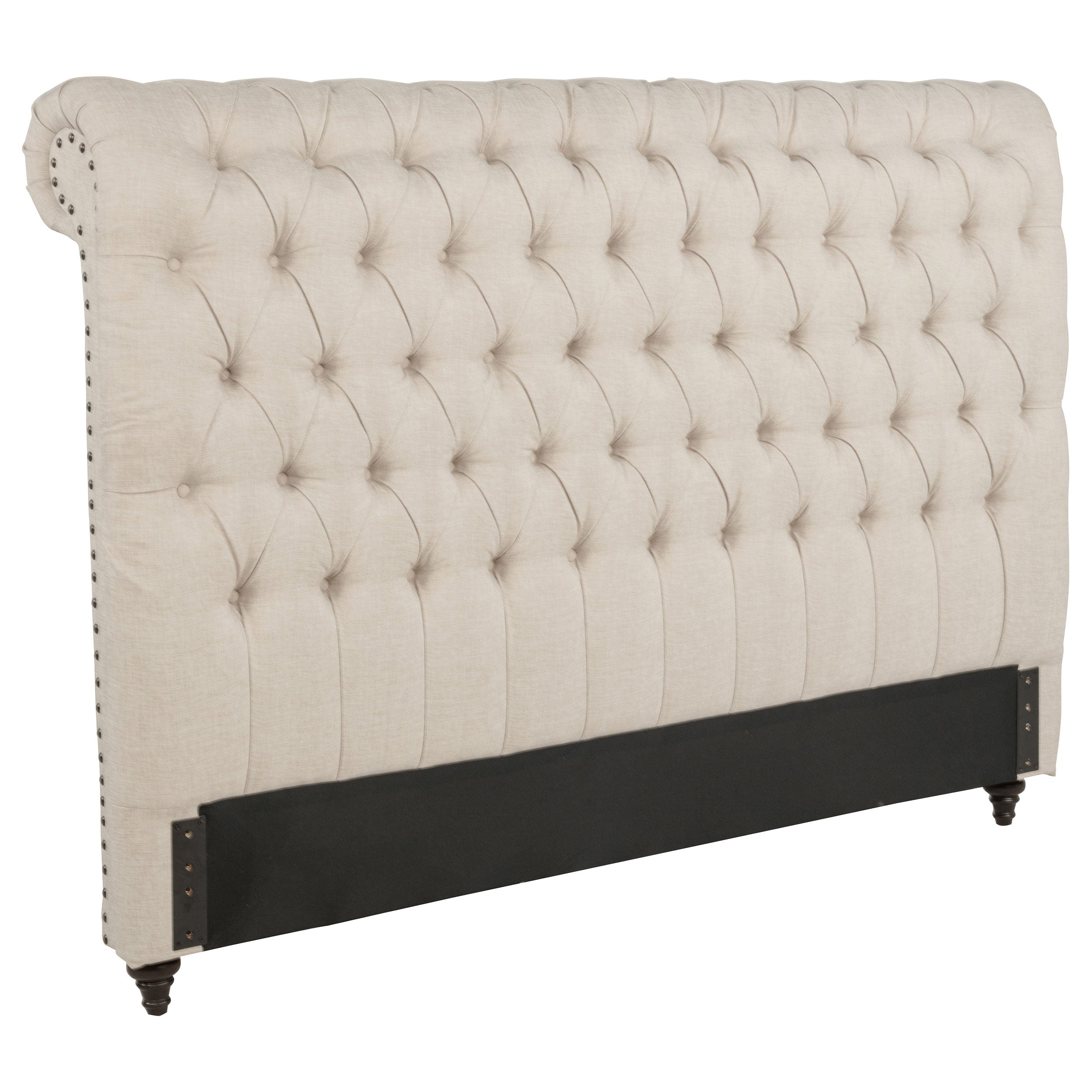 Orleans Furniture - Coaster - Devon 57-inch Upholstered California King Headboard Beige - 300525KWB1