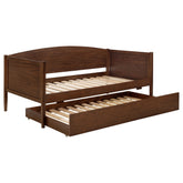 Orleans Furniture - Coaster - Bozeman Wood Twin Daybed With Trundle Medium Walnut - 300686