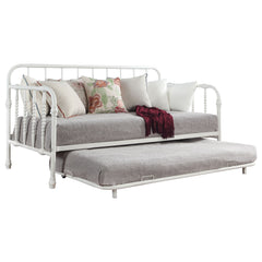 Orleans Furniture - Coaster - Marina Metal Twin Daybed with Trundle White - 300766