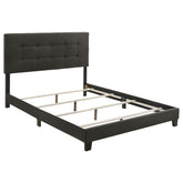 Orleans Furniture - Coaster - Mapes Upholstered Eastern King Panel Bed Charcoal - 305746KE