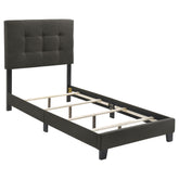 Orleans Furniture - Coaster - Mapes Upholstered Twin Panel Bed Charcoal - 305746T