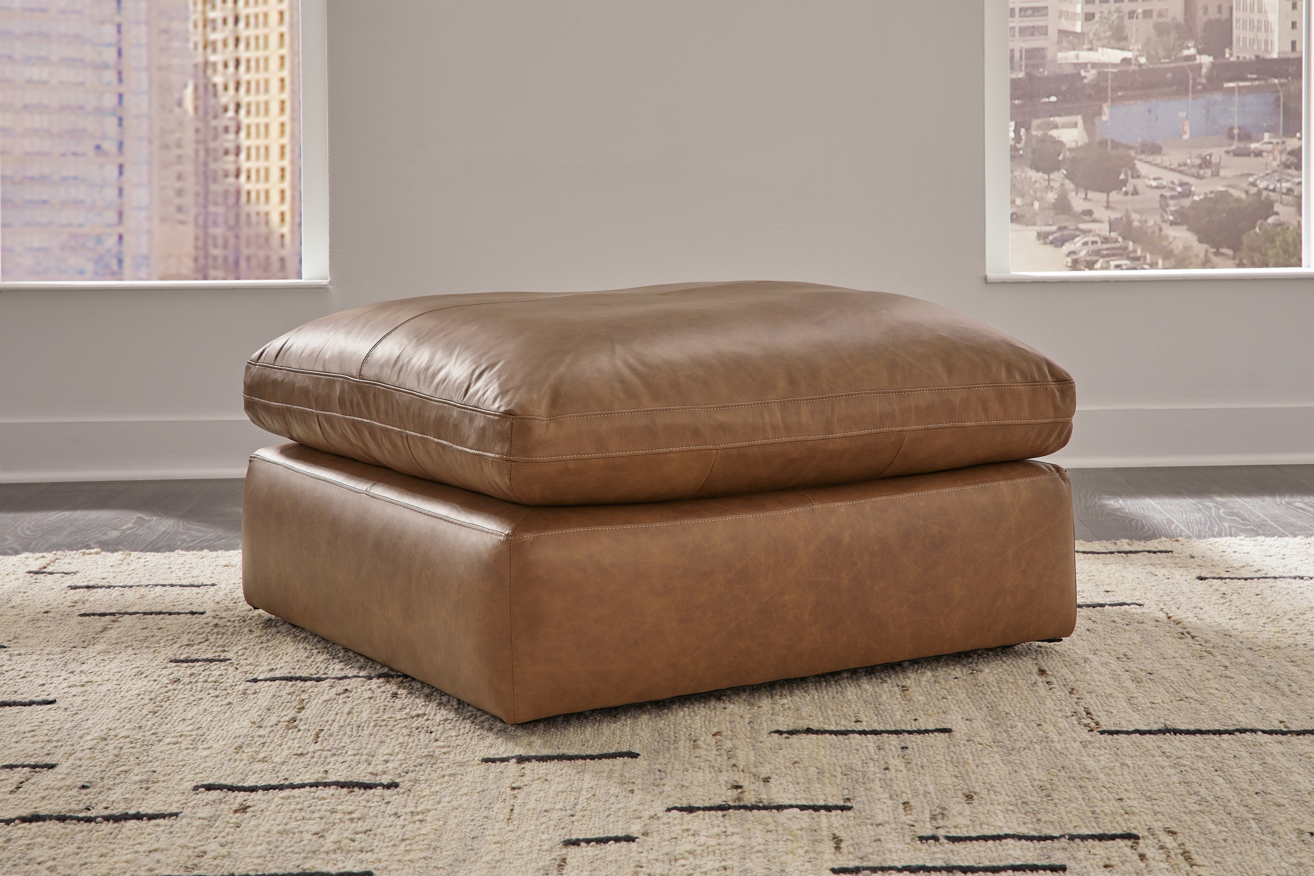 Orleans Furniture - Ashley Furniture - Emilia Living Room - Oversized Accent Ottoman / Caramel - 3090108