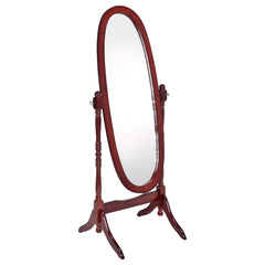 Orleans Furniture - Coaster - Foyet Wood Adjustable Full Length Cheval Mirror Merlot - 3101