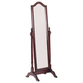 Orleans Furniture - Coaster - Cabot Wood Adjustable Full Length Cheval Mirror Merlot - 3103