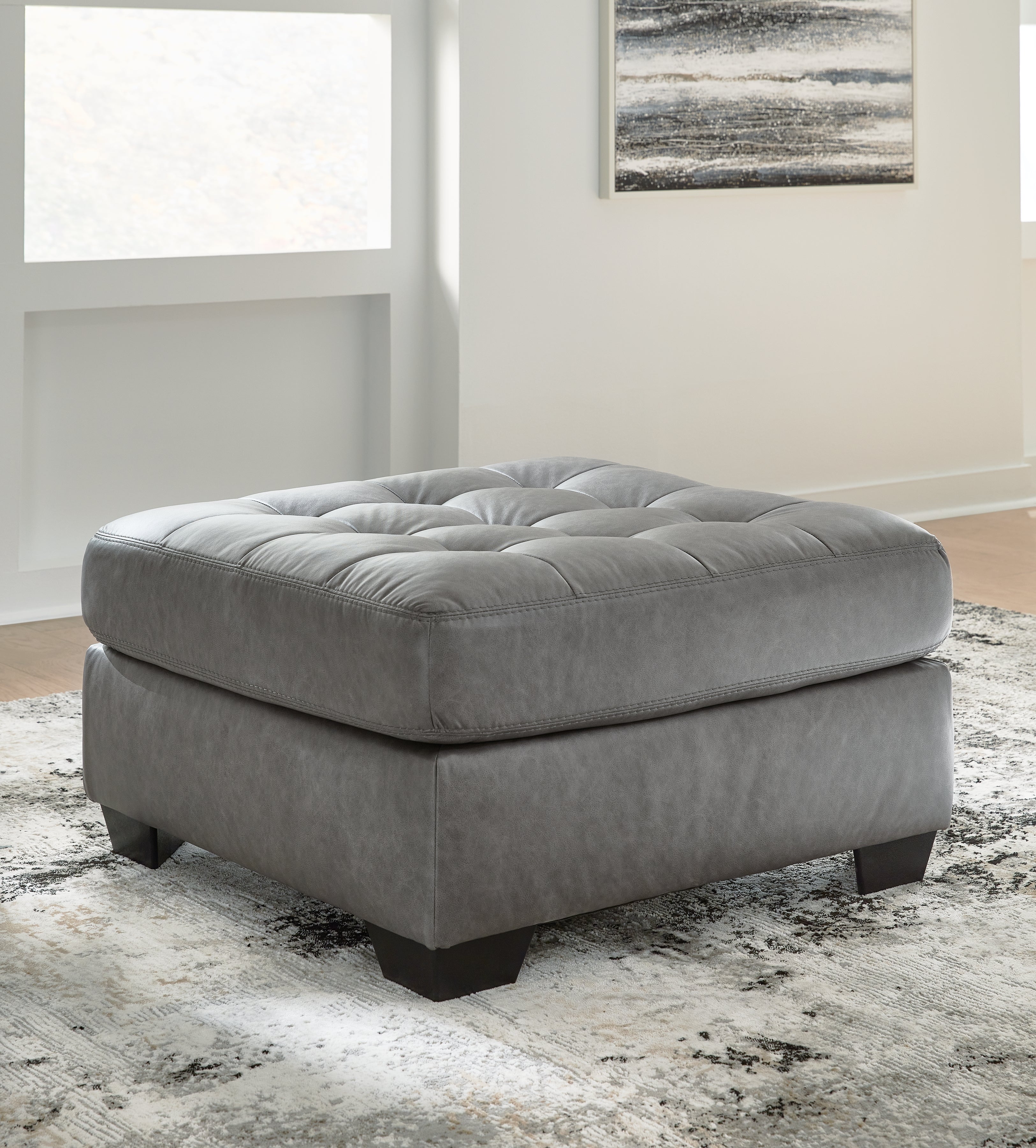 Orleans Furniture - Ashley Furniture - Clairette Court Living Room - Oversized Accent Ottoman / Alloy - 3150308