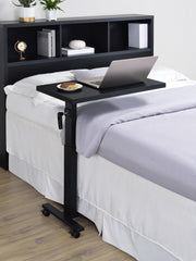 Westpark Height Adjustable Mobile Bedroom C-Table Black