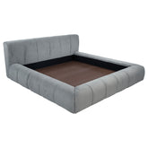Orleans Furniture - Coaster - Wilshire Upholstered California King Platform Bed Grey - 315981KW