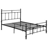 Orleans Furniture - Coaster - Novak 48-inch Metal Full Open Frame Bed Matte Black - 316001F