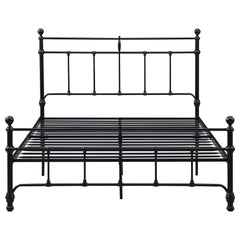 Novak 48-inch Metal Queen Open Frame Bed Matte Black